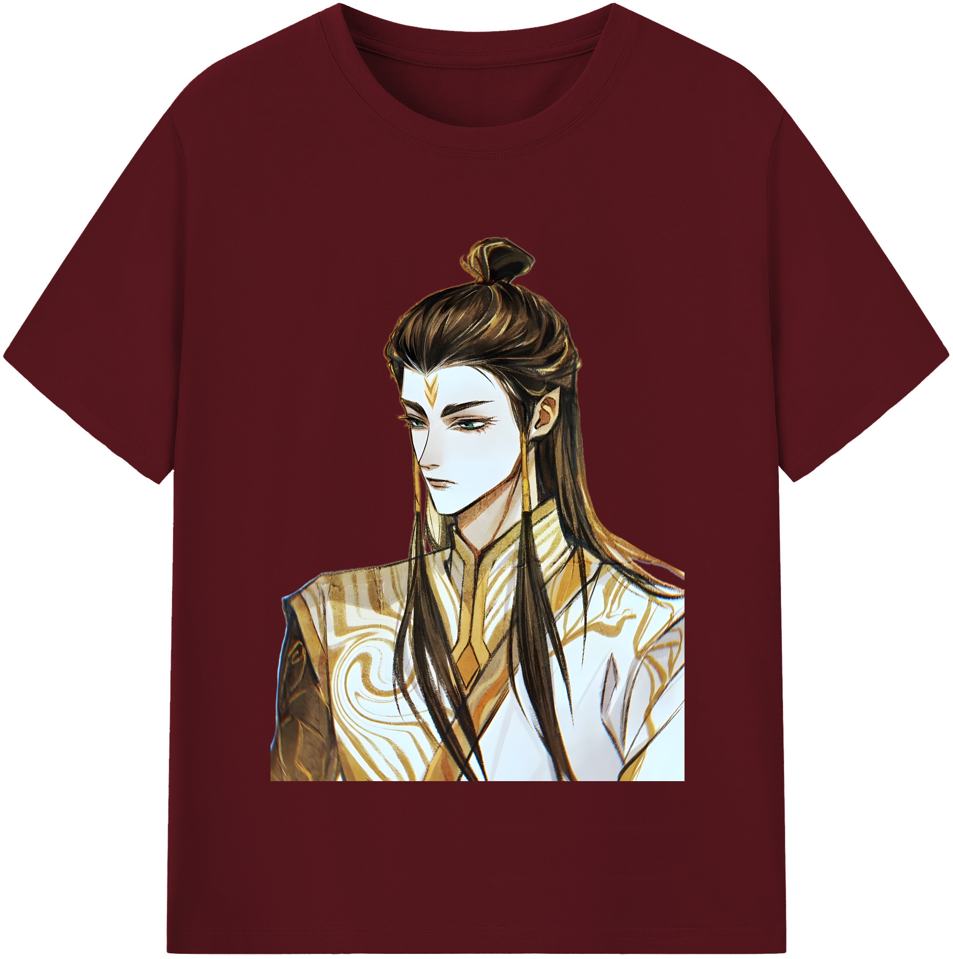 （画像用） Ne Zha 2 ナタ 魔童の大暴れ 綿100％半袖Tシャツ（フロントプリント）